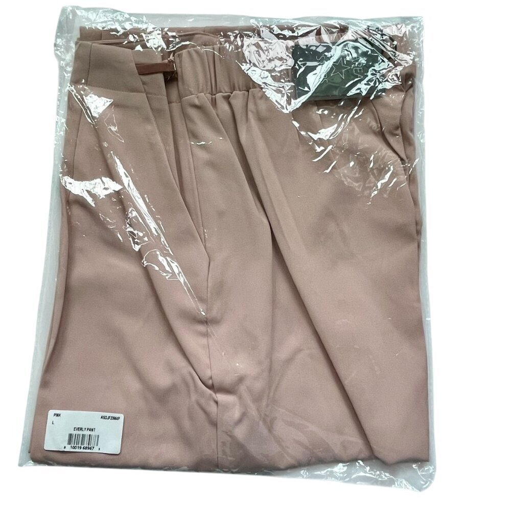 Area Stars Everly High Waist Blush Pink Stretch Trousers NWT Size Large - Picture 6 of 15
